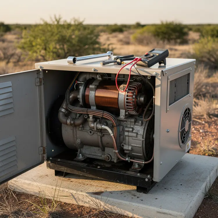 Portable Generator Service in the Field