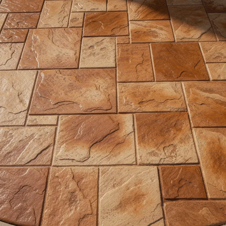 Stamped Concrete Patio Surface