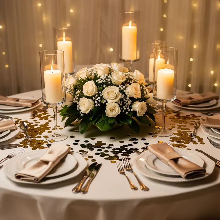 Elegant Banquet Table for Festive Event