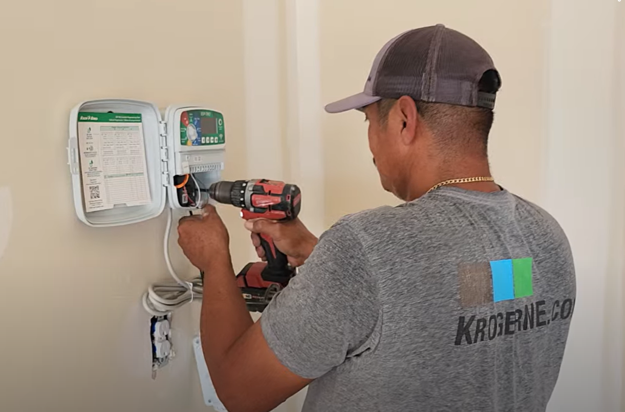 Rain Bird Irrigation Controller Installation