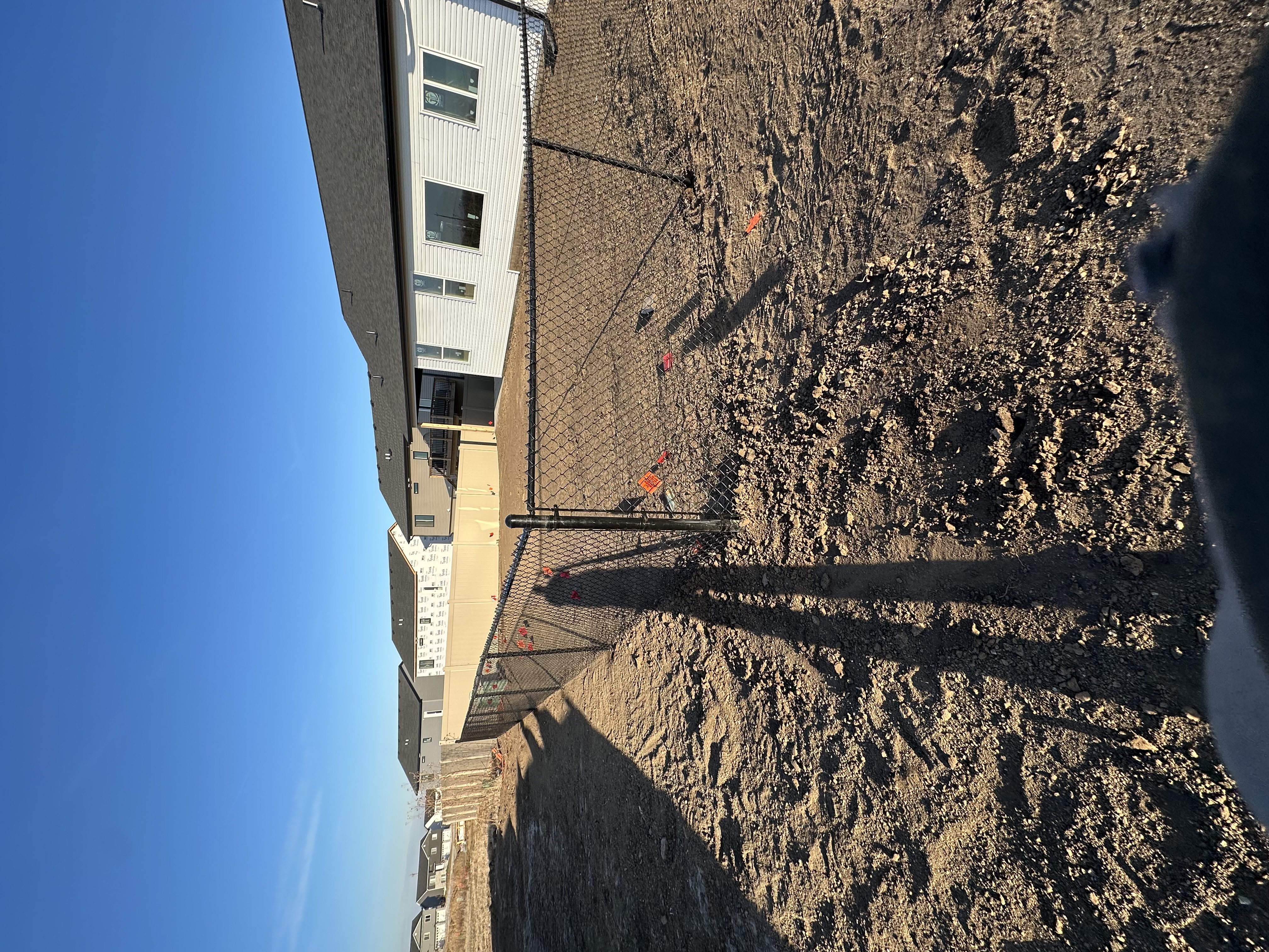 New Chain Link Fence Installation – Residential Backyard
