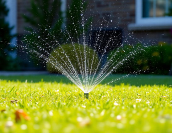 Residential Sprinkler System in Action