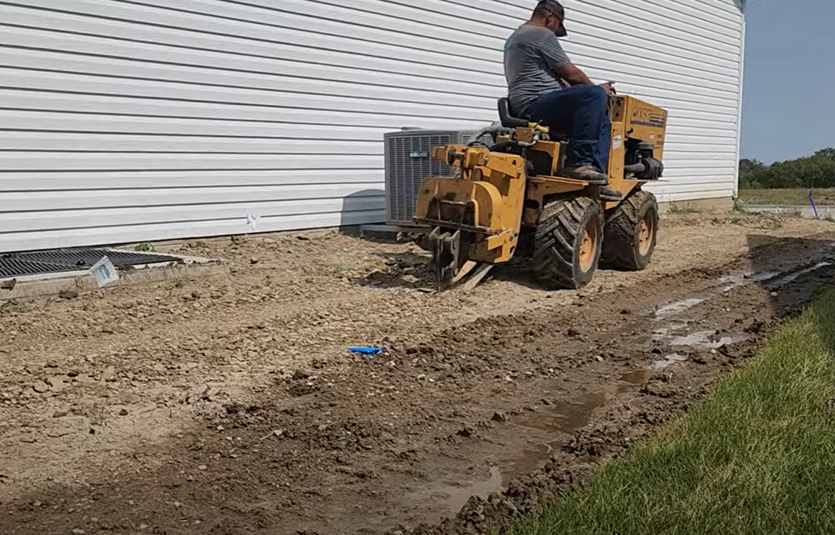 Site Grading & Ground Prep for Irrigation Installation