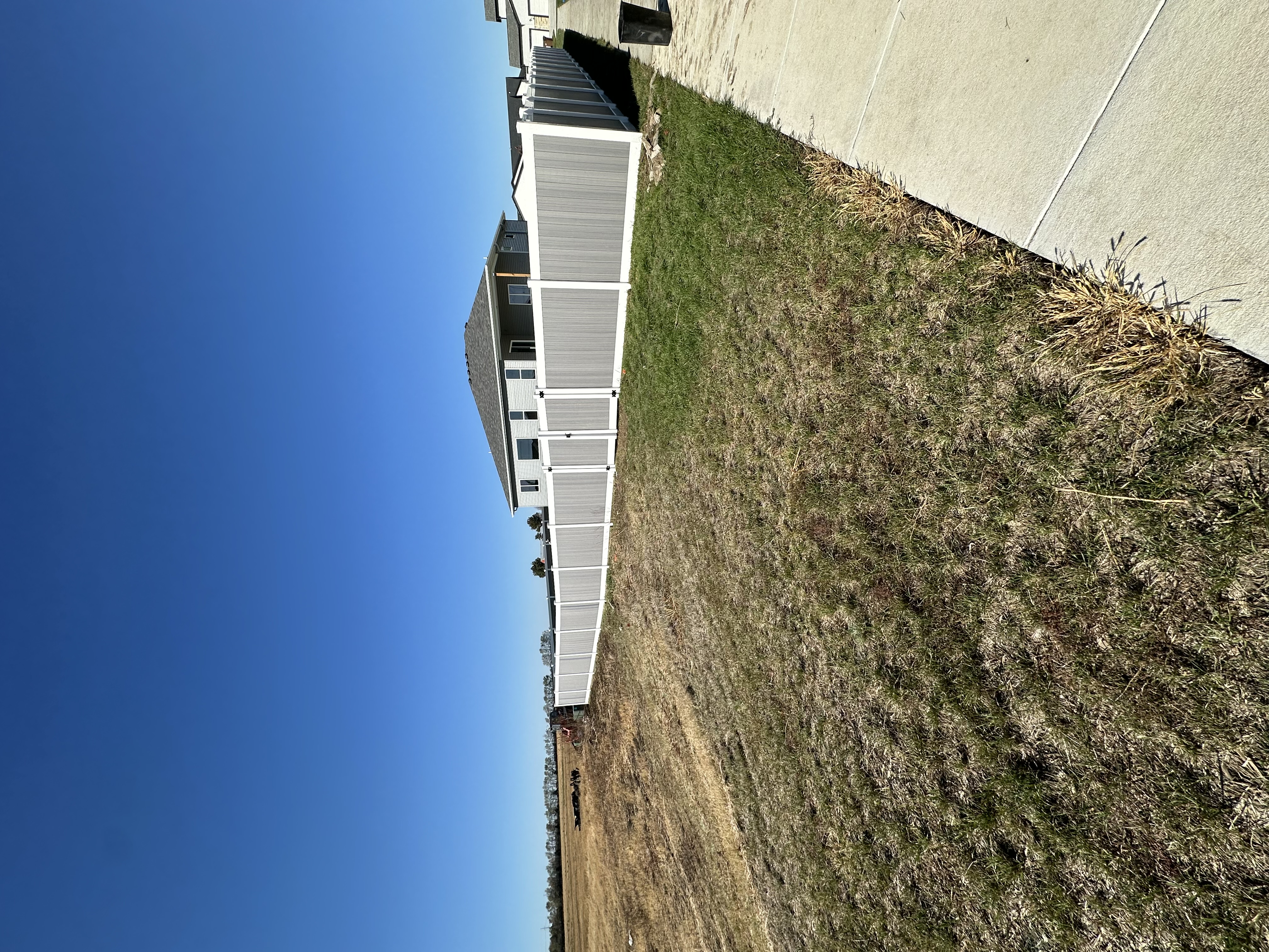 Residential Vinyl Privacy Fence Installation