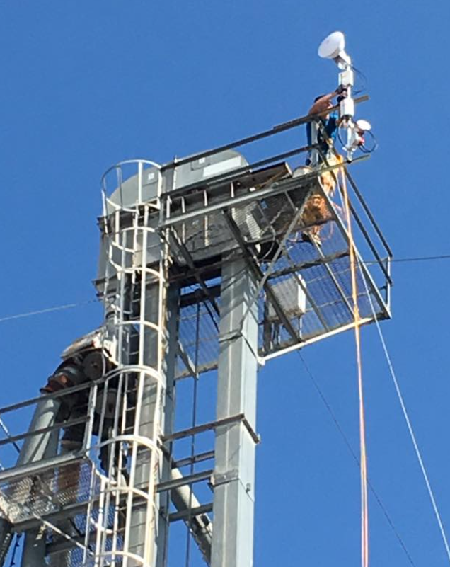 Tower Antenna Installation – EBTX Wireless Network Infrastructure