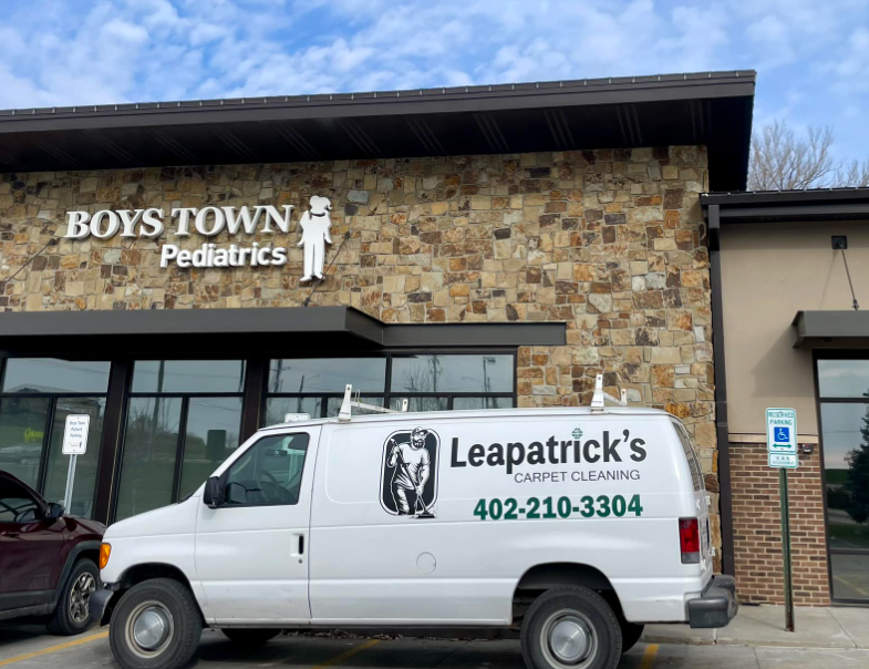 Leapatrick's Carpet Cleaning Commercial Service Van