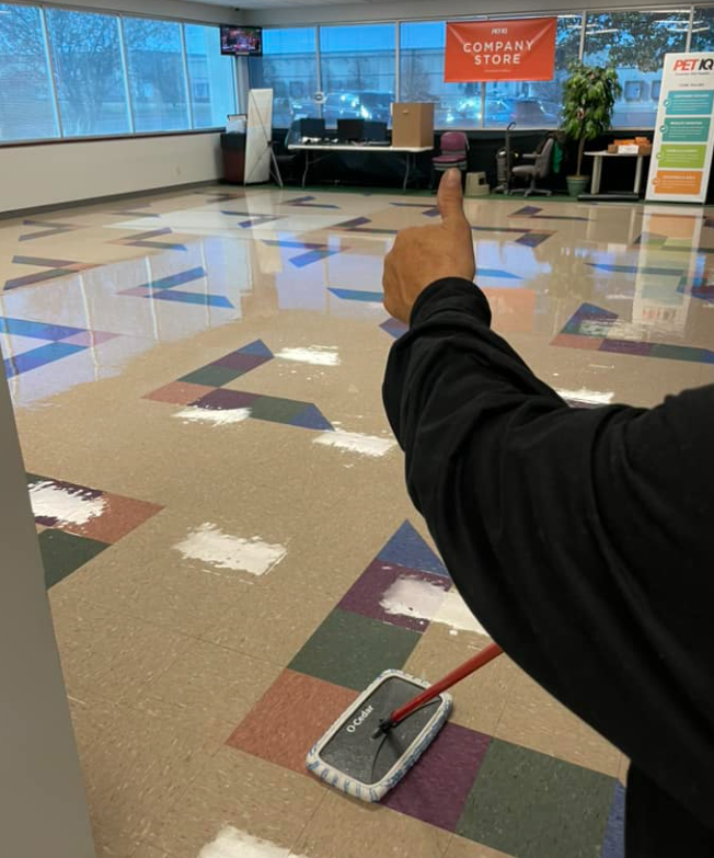 Commercial Hard Floor Cleaning & Waxing Service