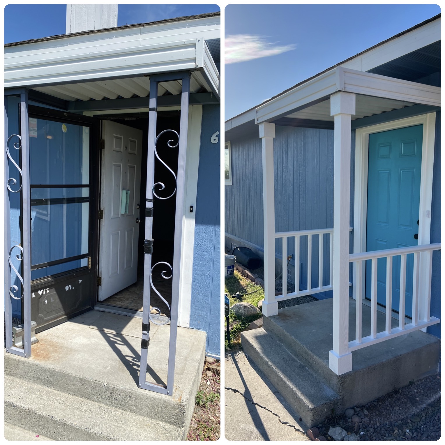 Front Entryway Before & After Renovation