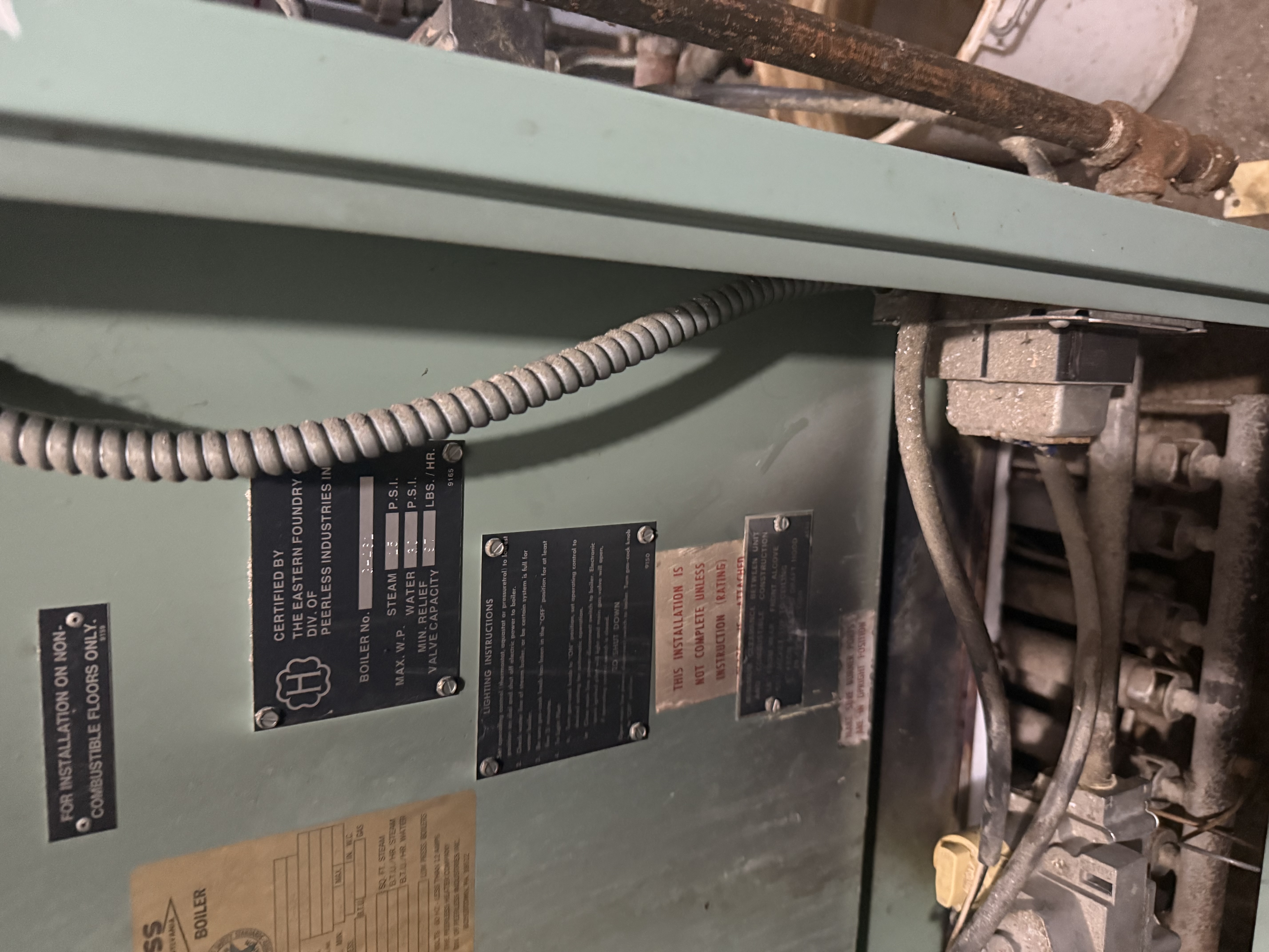 Steam Boiler Inspection & Plumbing Service