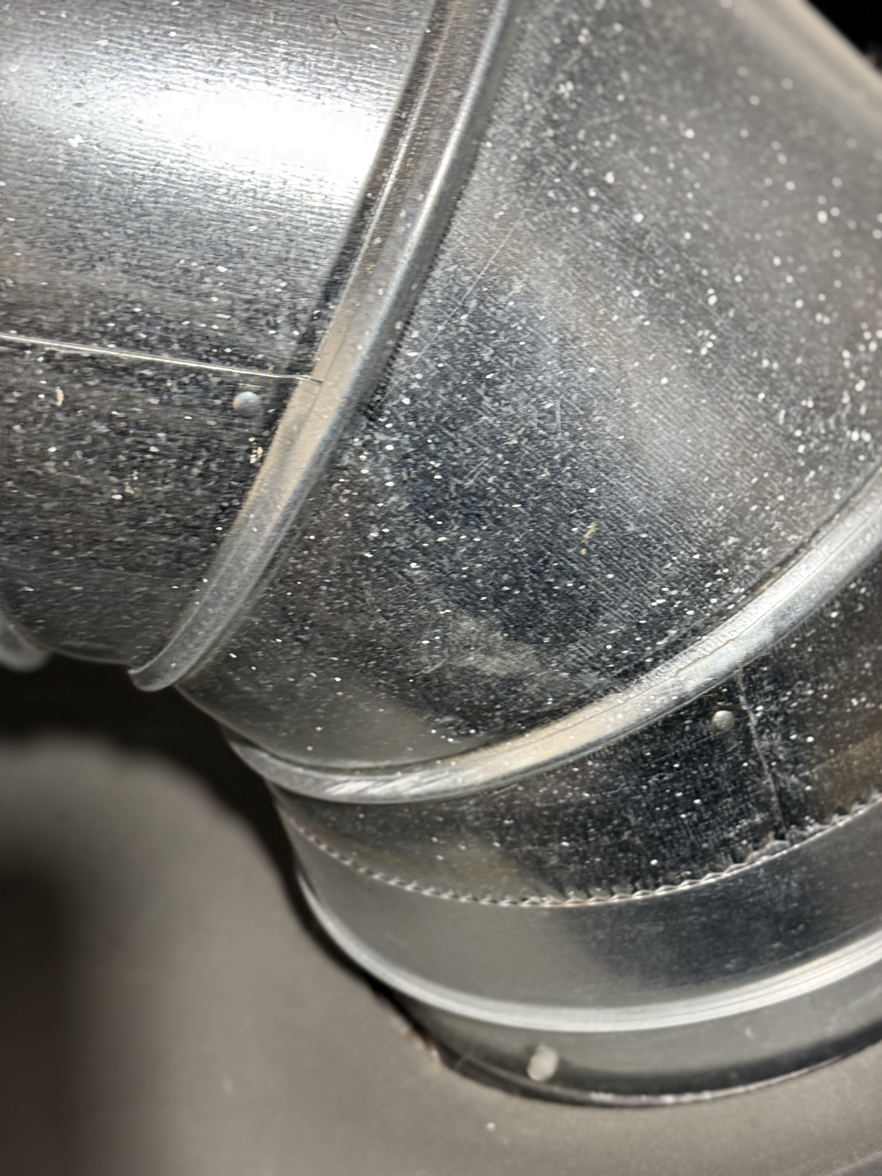 Sheet Metal Pipe Elbow Fitting — Ductwork & Pipe Connection