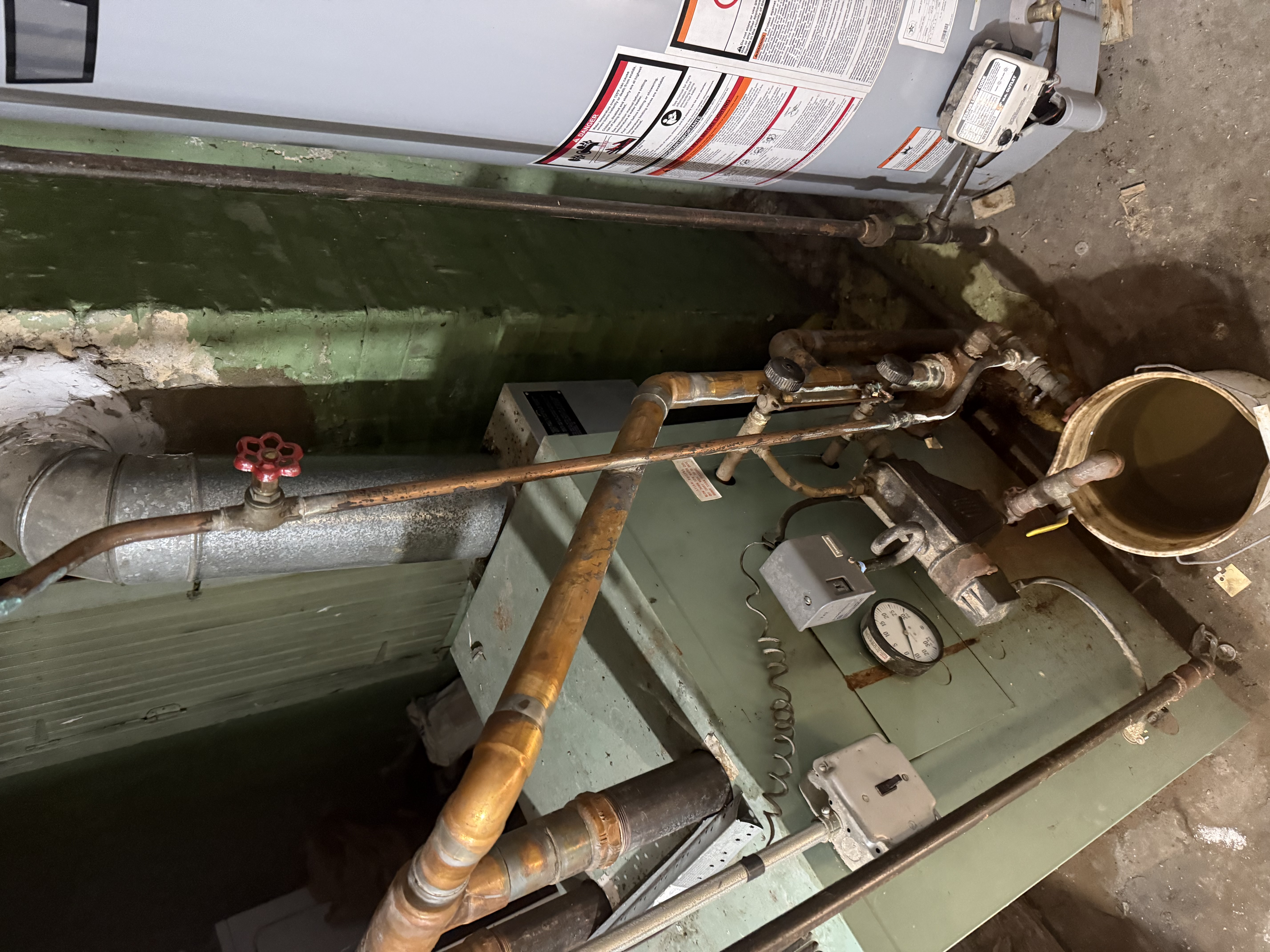 Basement Boiler & Pipe System Repair