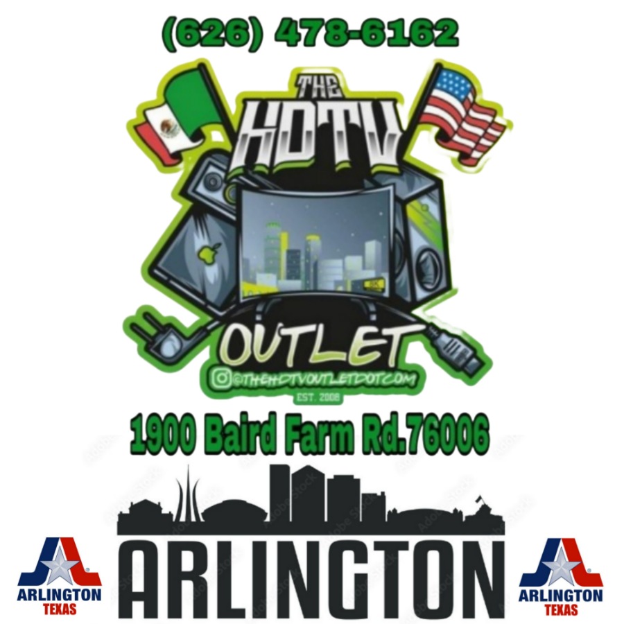 The HDTV Outlet – Arlington, TX Electronics Store Logo & Location