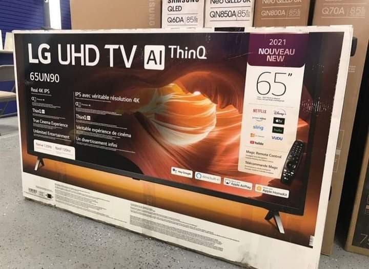 LG 65" UHD 4K AI ThinQ Smart TV – 65UN90 In Stock at The HDTV Outlet Arlington