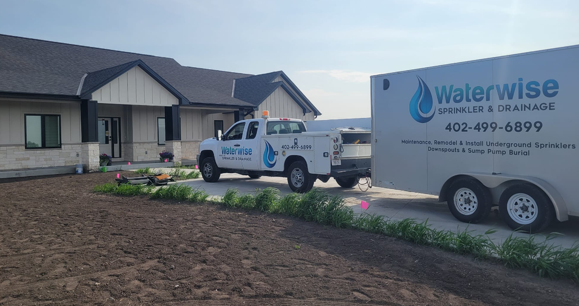 New Residential Sprinkler & Drainage Installation – Waterwise on the Job