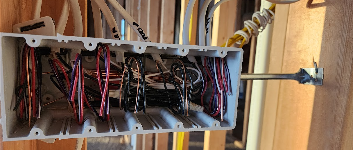 Rough-In Electrical Wiring in New Construction Junction Box