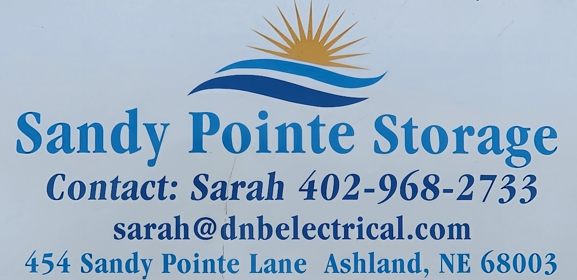 Sandy Pointe Storage – Ashland, NE Storage Facility Sign