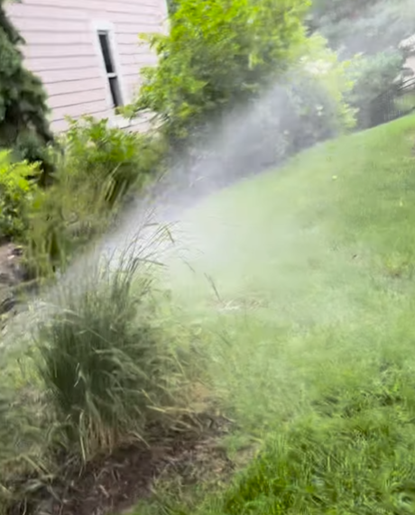 Sprinkler System Malfunction – Irrigation Repair in Action