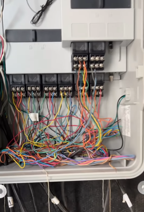 2-Wire Irrigation Controller Wiring & Relay Terminal Work