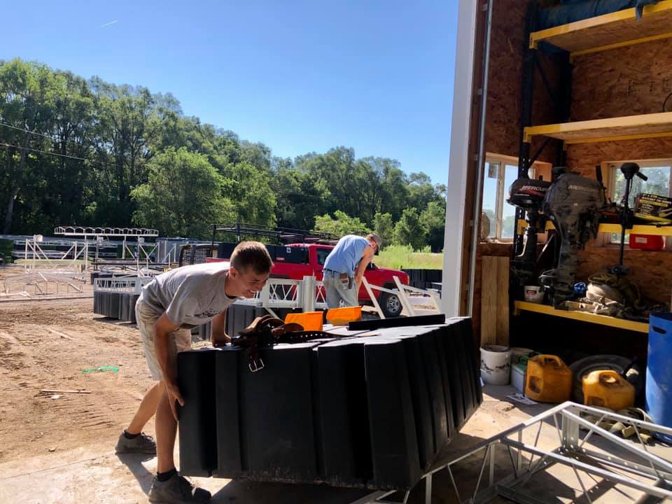 Dock & Marine Equipment Handling at Zach's Boat Lift & Dock Service