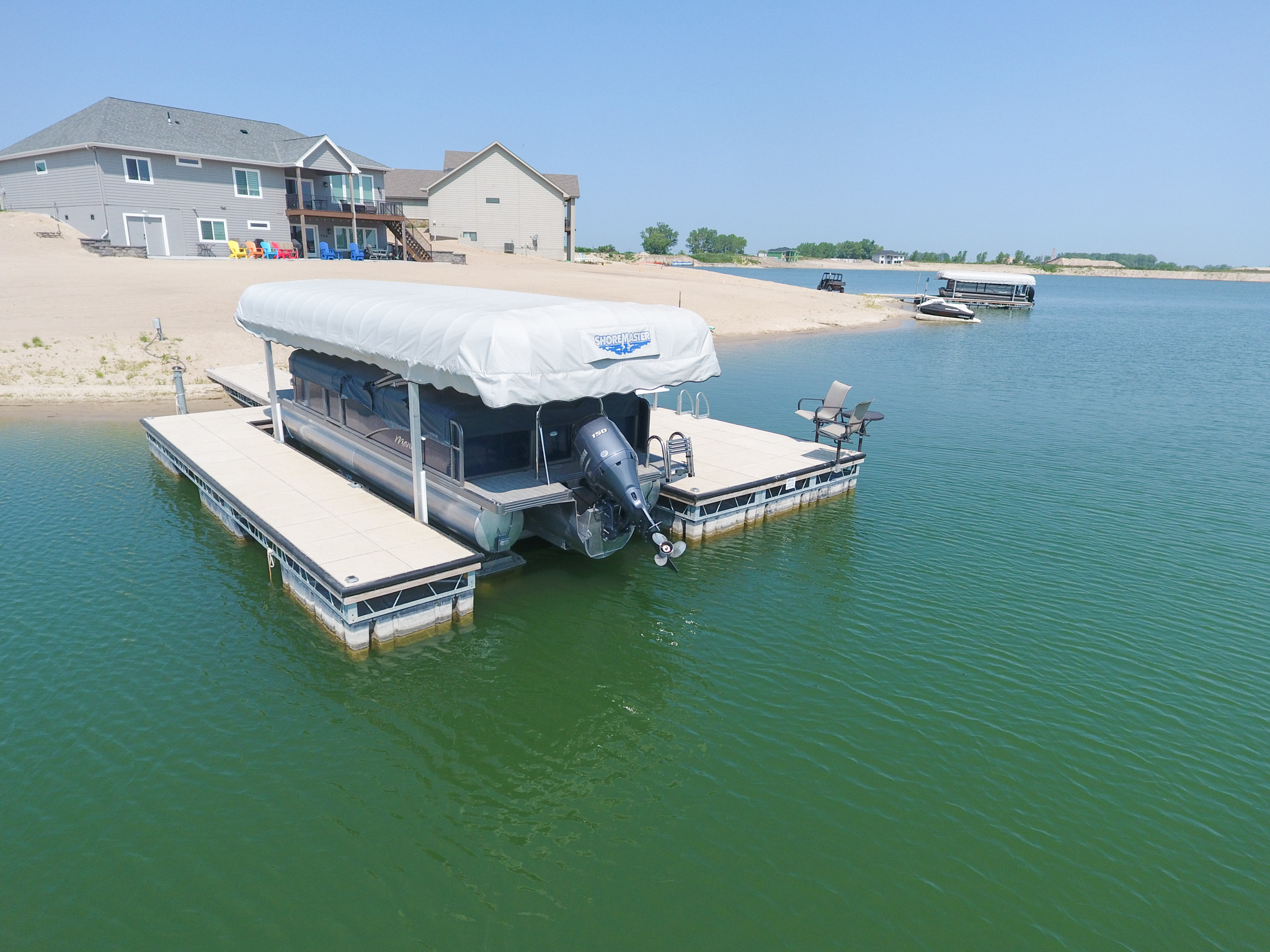 ShoreMaster Pontoon Boat Lift & Floating Dock Installation