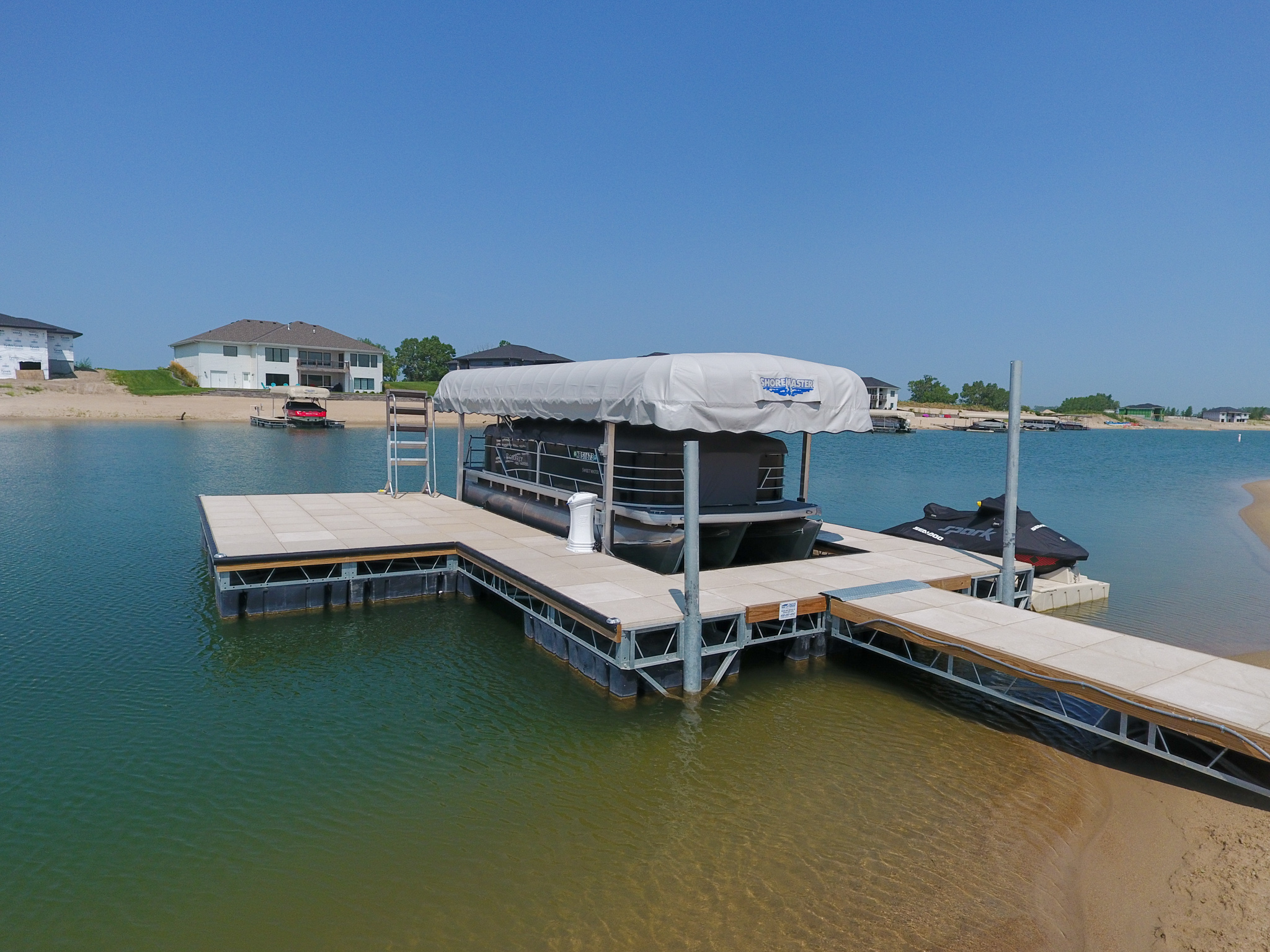 ShoreMaster Floating Dock & Boat Lift Installation
