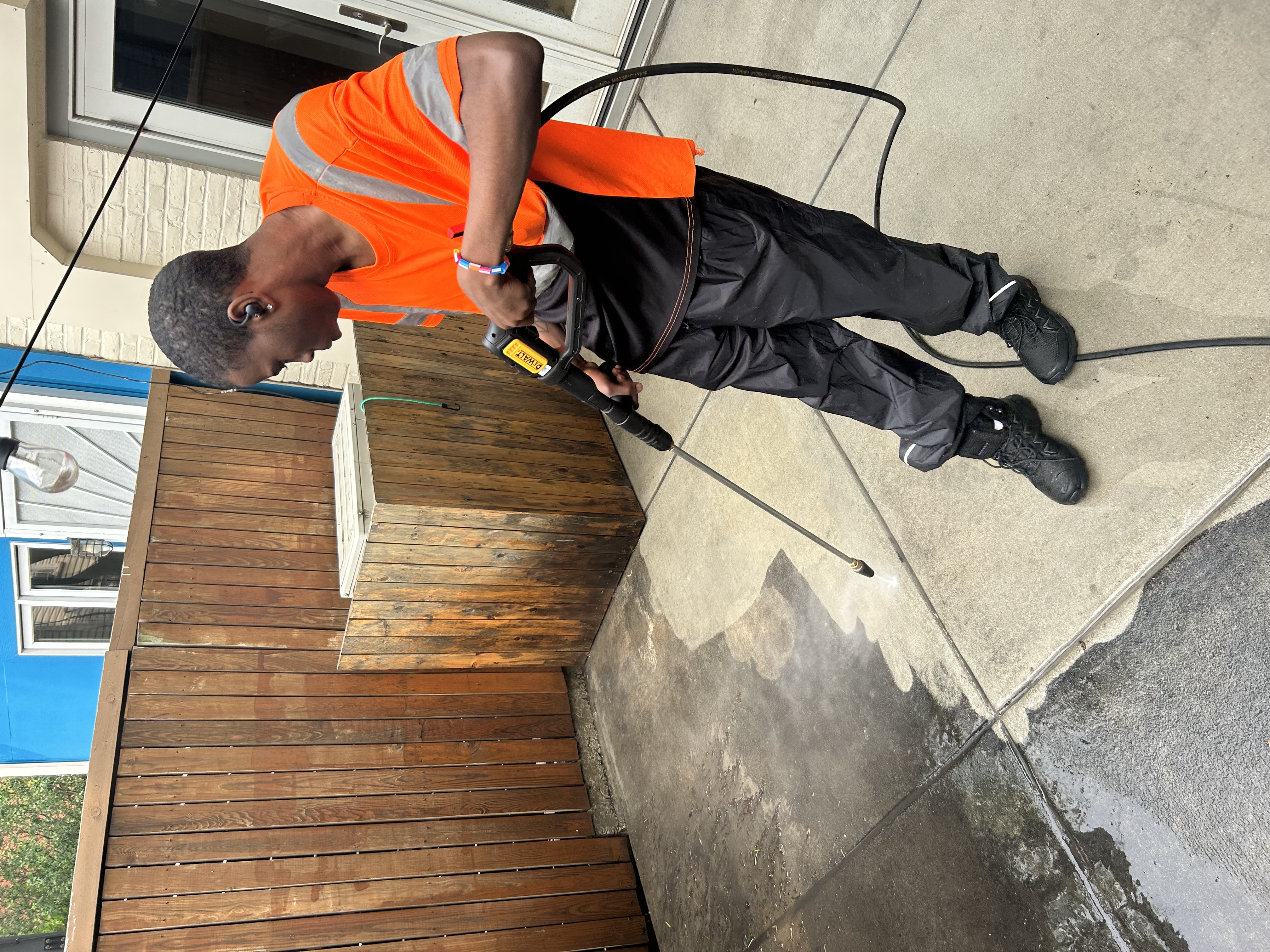 Professional Concrete Patio Pressure Washing Service