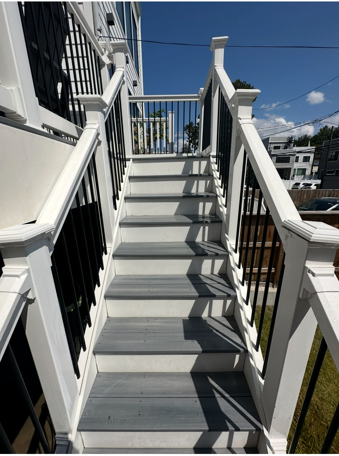 Residential Staircase & Railing Exterior Cleaning