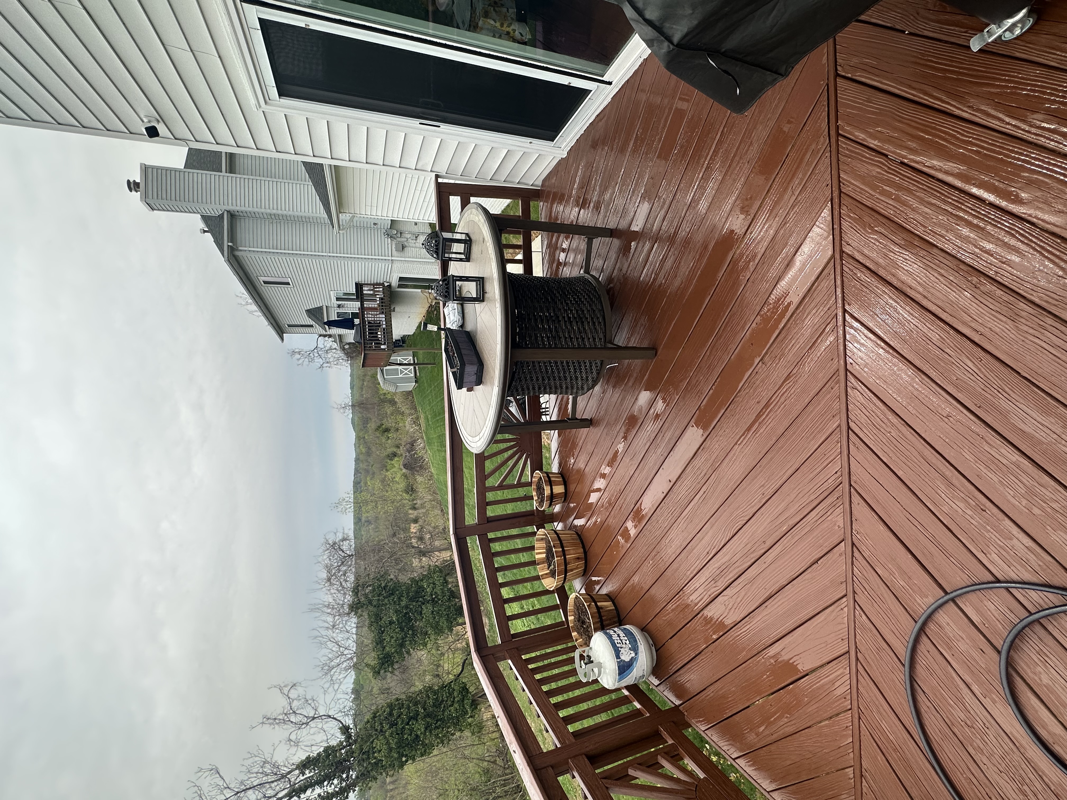 Residential Deck Pressure Washing – After Clean