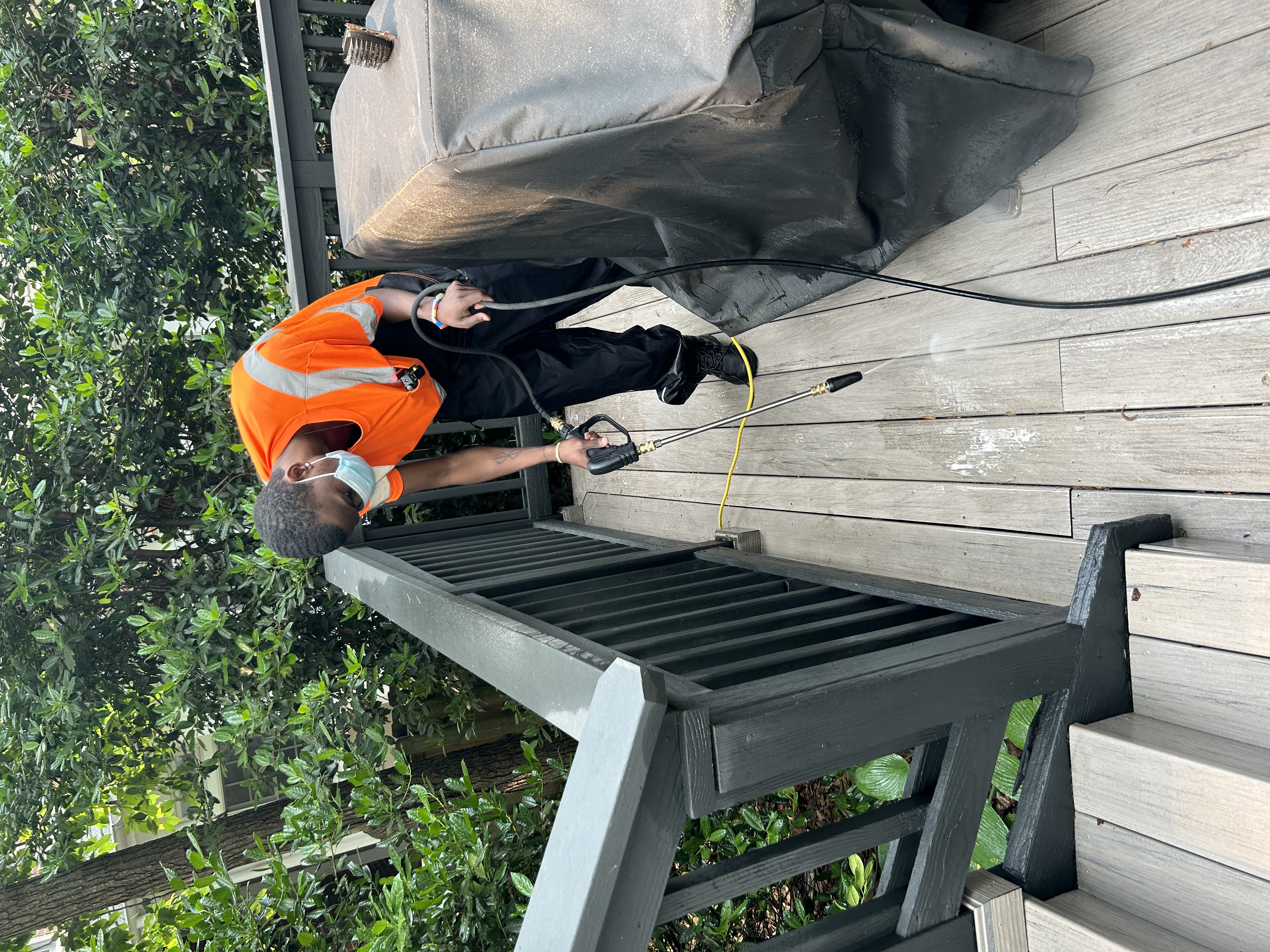 Residential Deck Pressure Washing Service