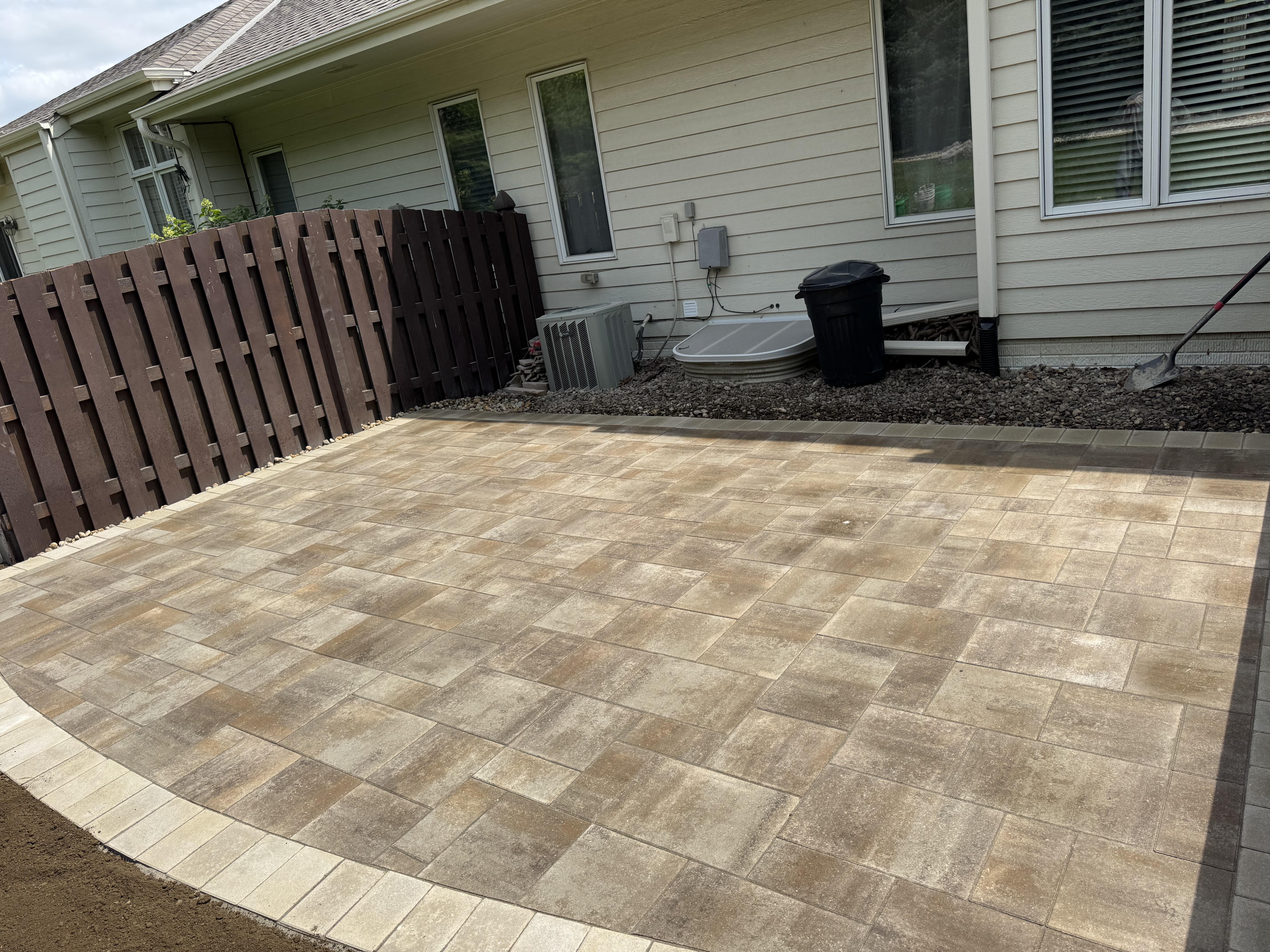 Custom Backyard Paver Patio Installation