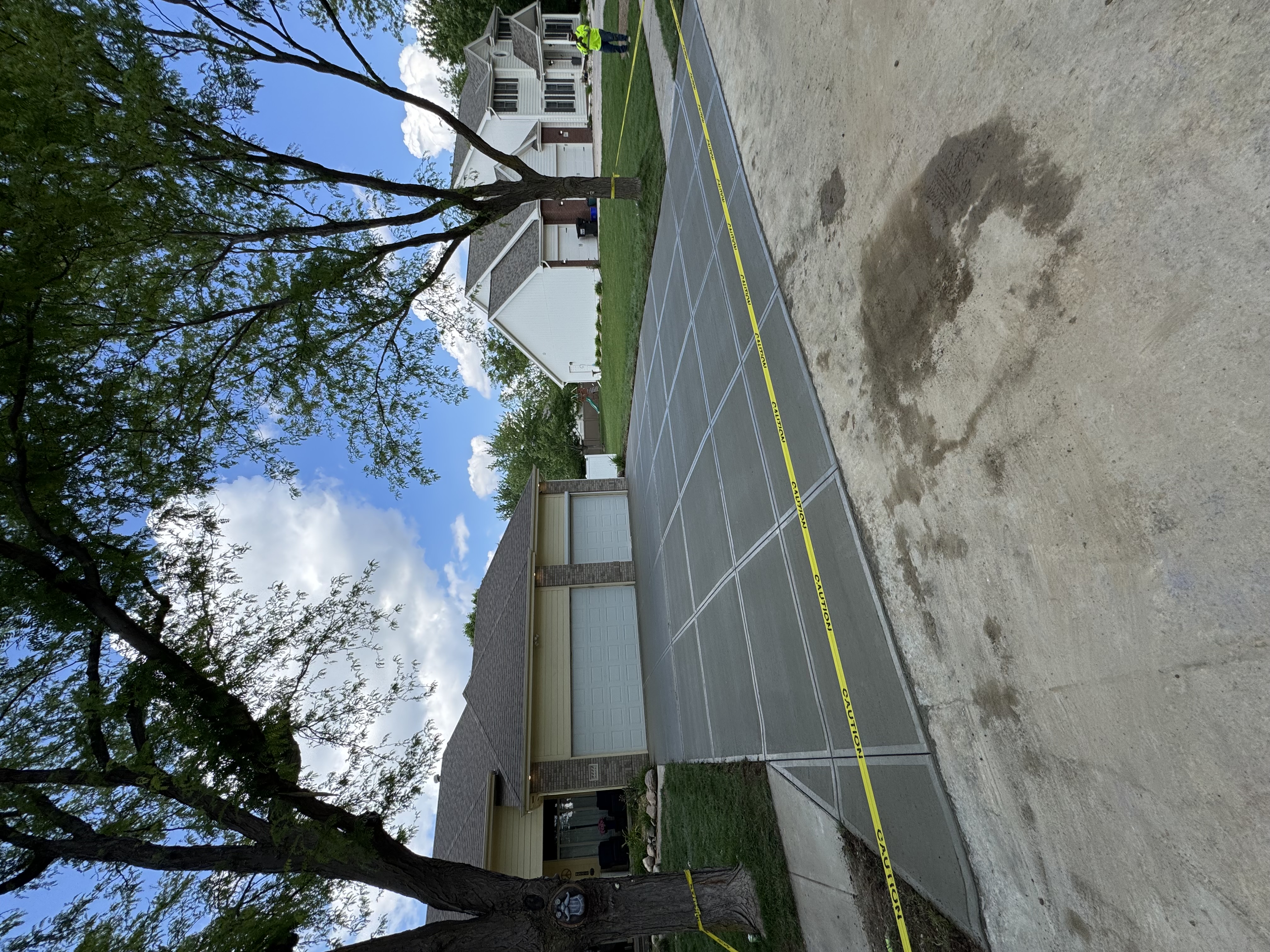 New Concrete Driveway Installation