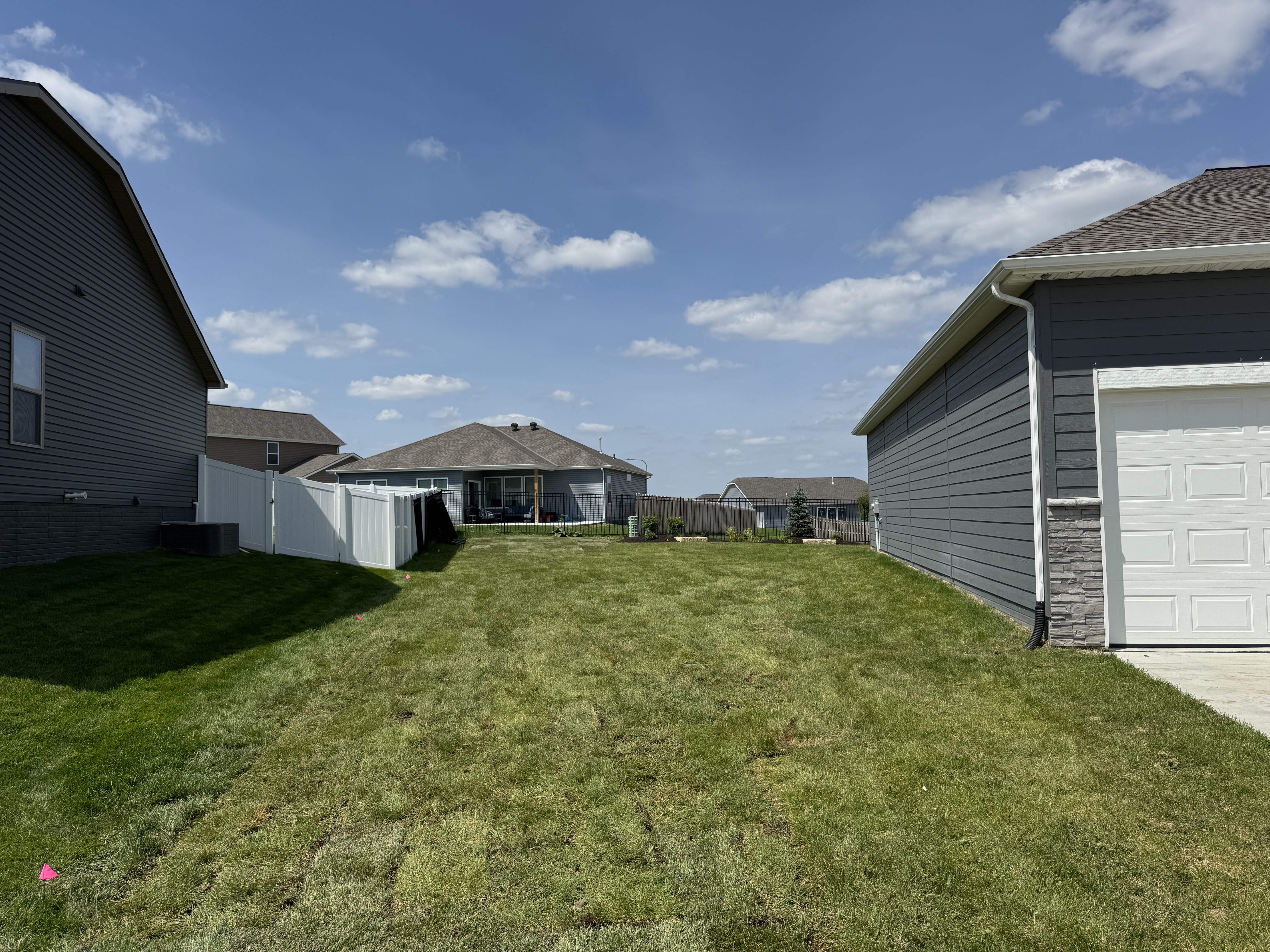Residential Backyard Lawn Installation