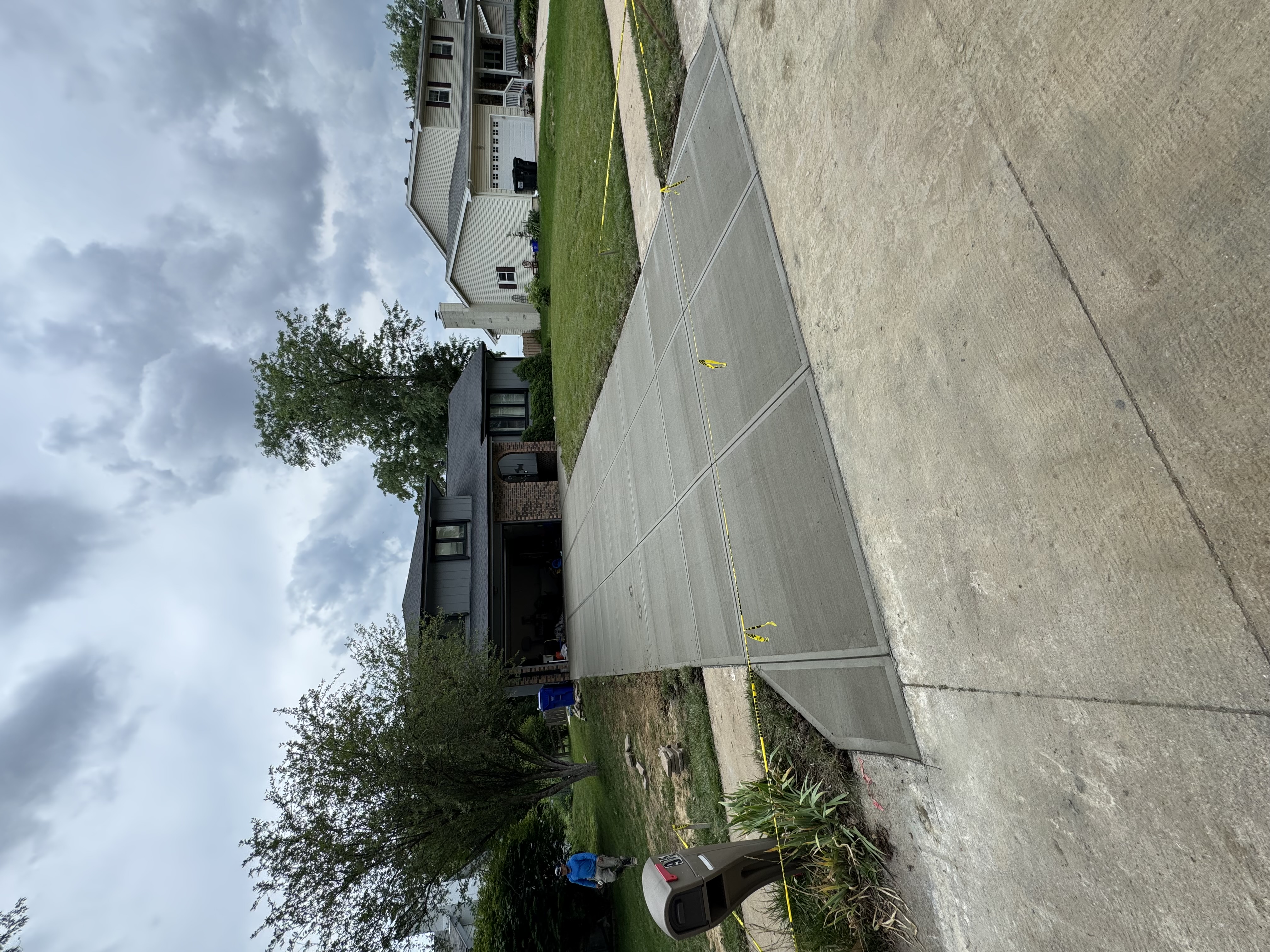 New Concrete Driveway Installation