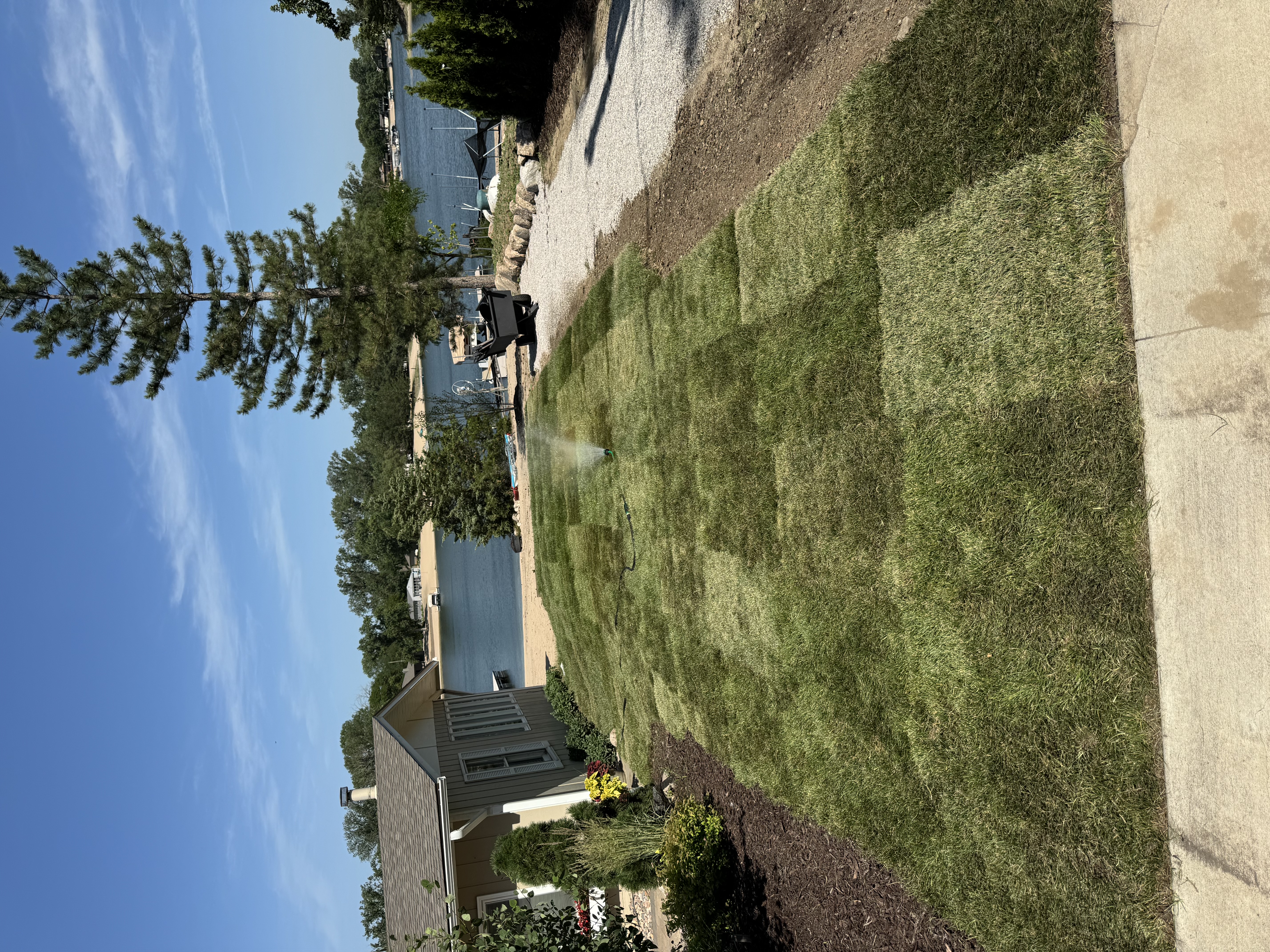 Lakefront Sod Installation & Lawn Establishment