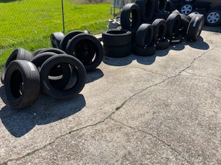 Mobile Tire Inventory Ready for On-Site Service