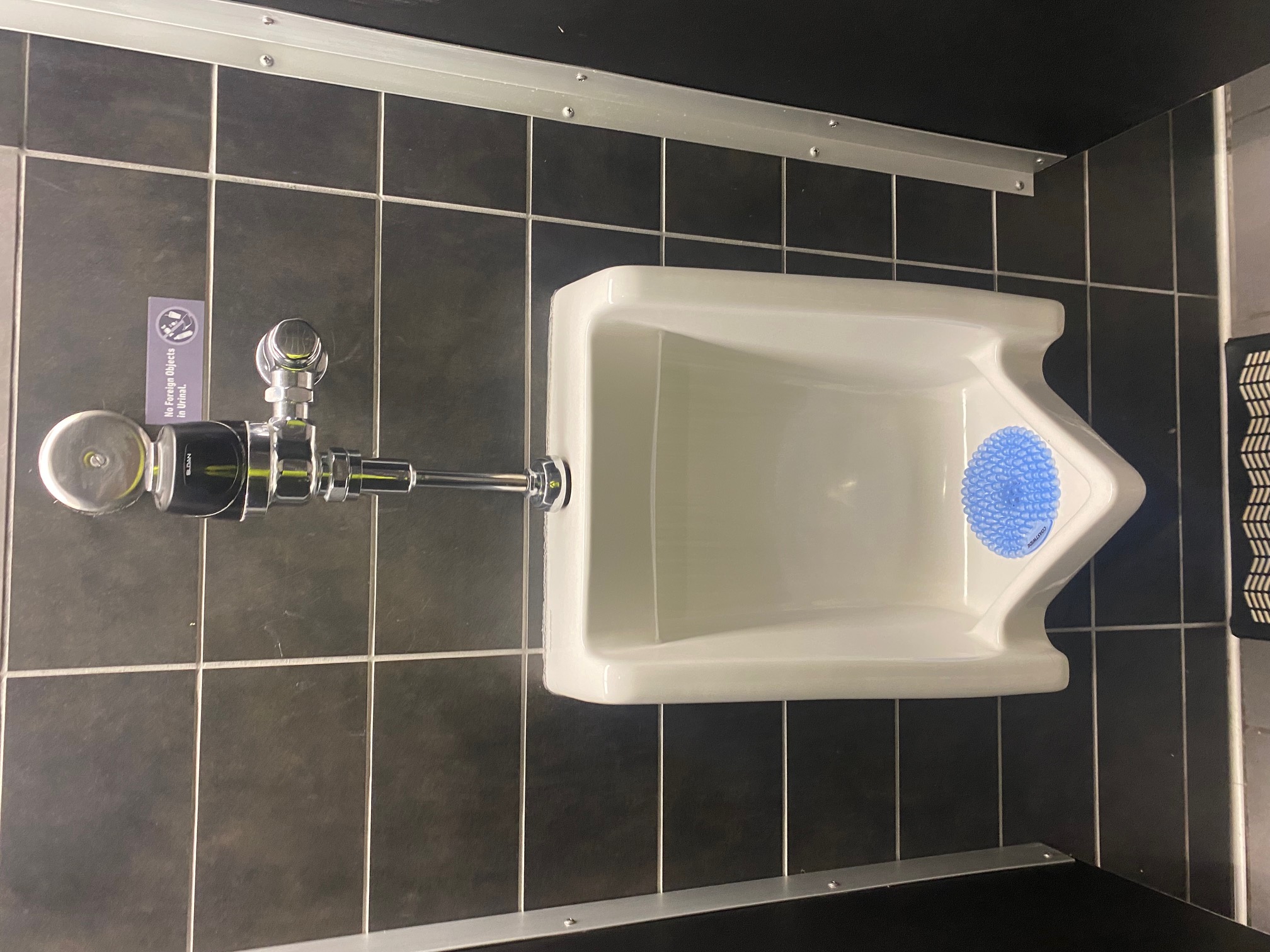 Commercial Urinal Installation with Sloan Auto-Flush Valve