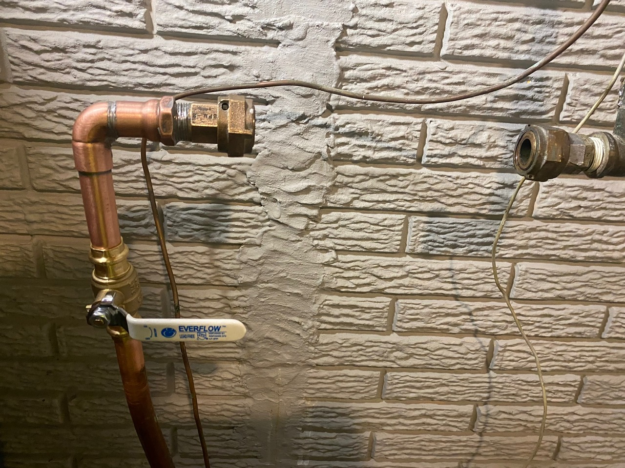 Copper Pipe & Ball Valve Installation