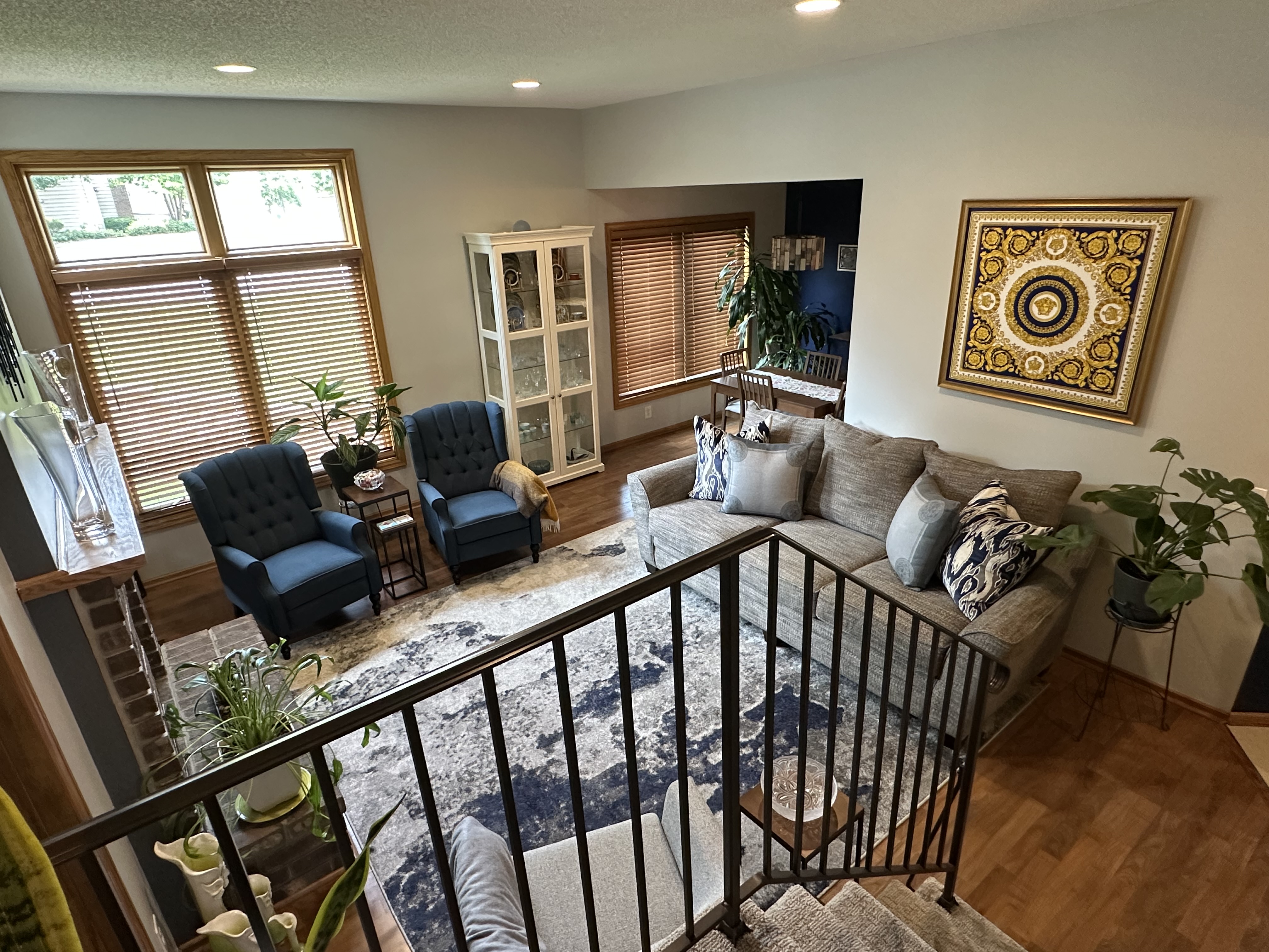 Interior Living Room Paint Transformation
