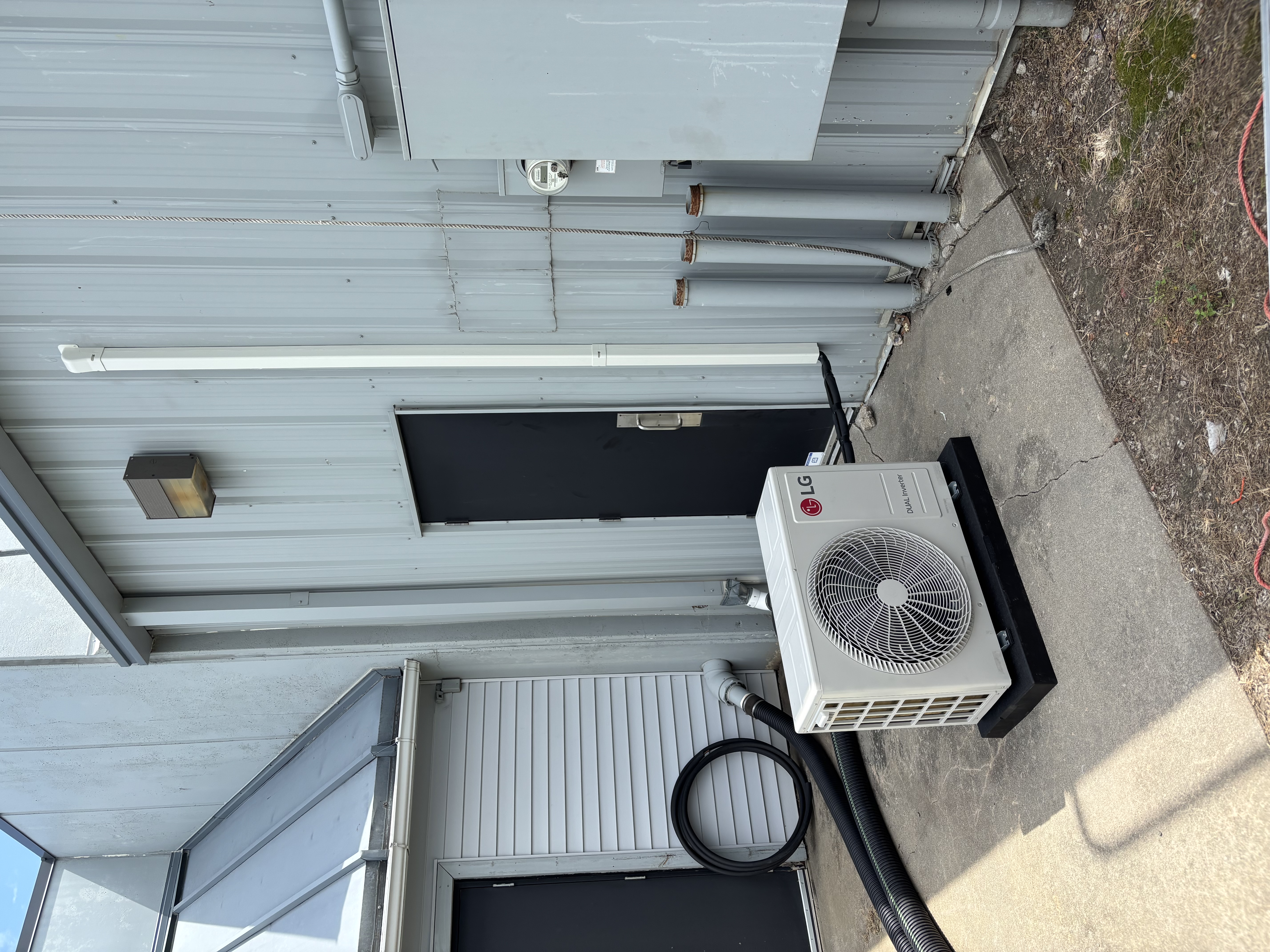 LG Dual Inverter Mini-Split Outdoor Unit Installation
