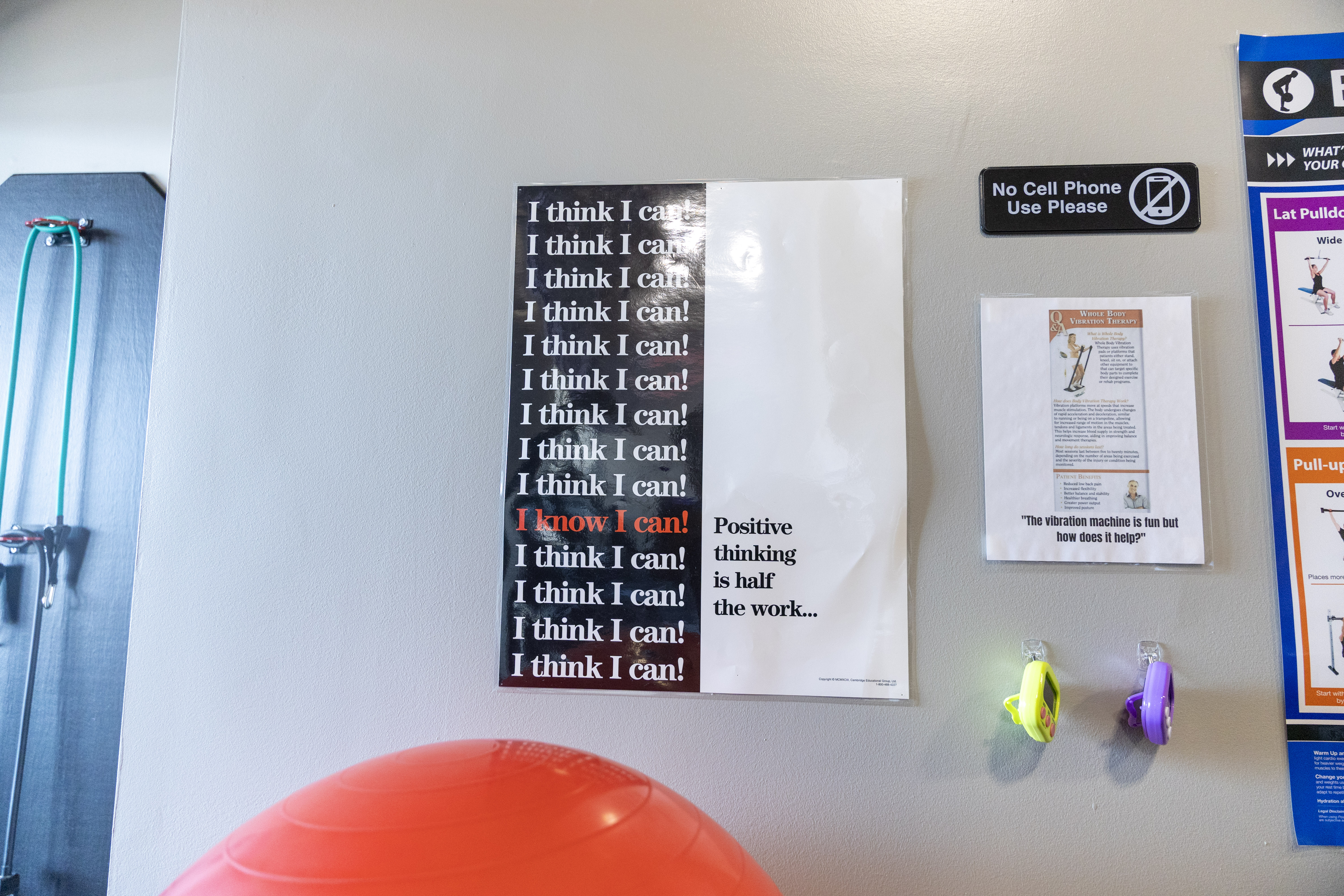Motivational Wellness Clinic Wall Display