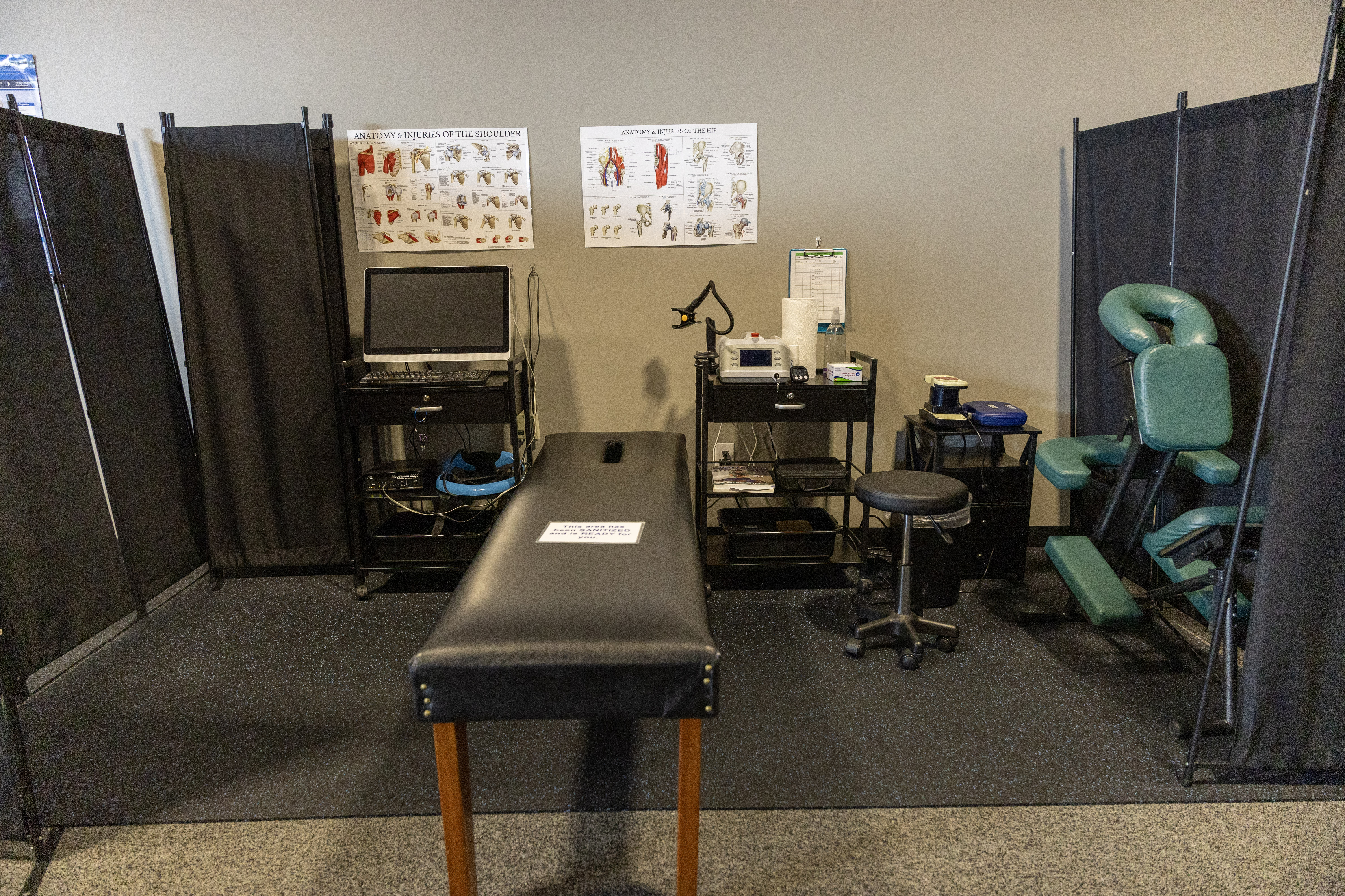 Chiropractic Treatment Room Setup