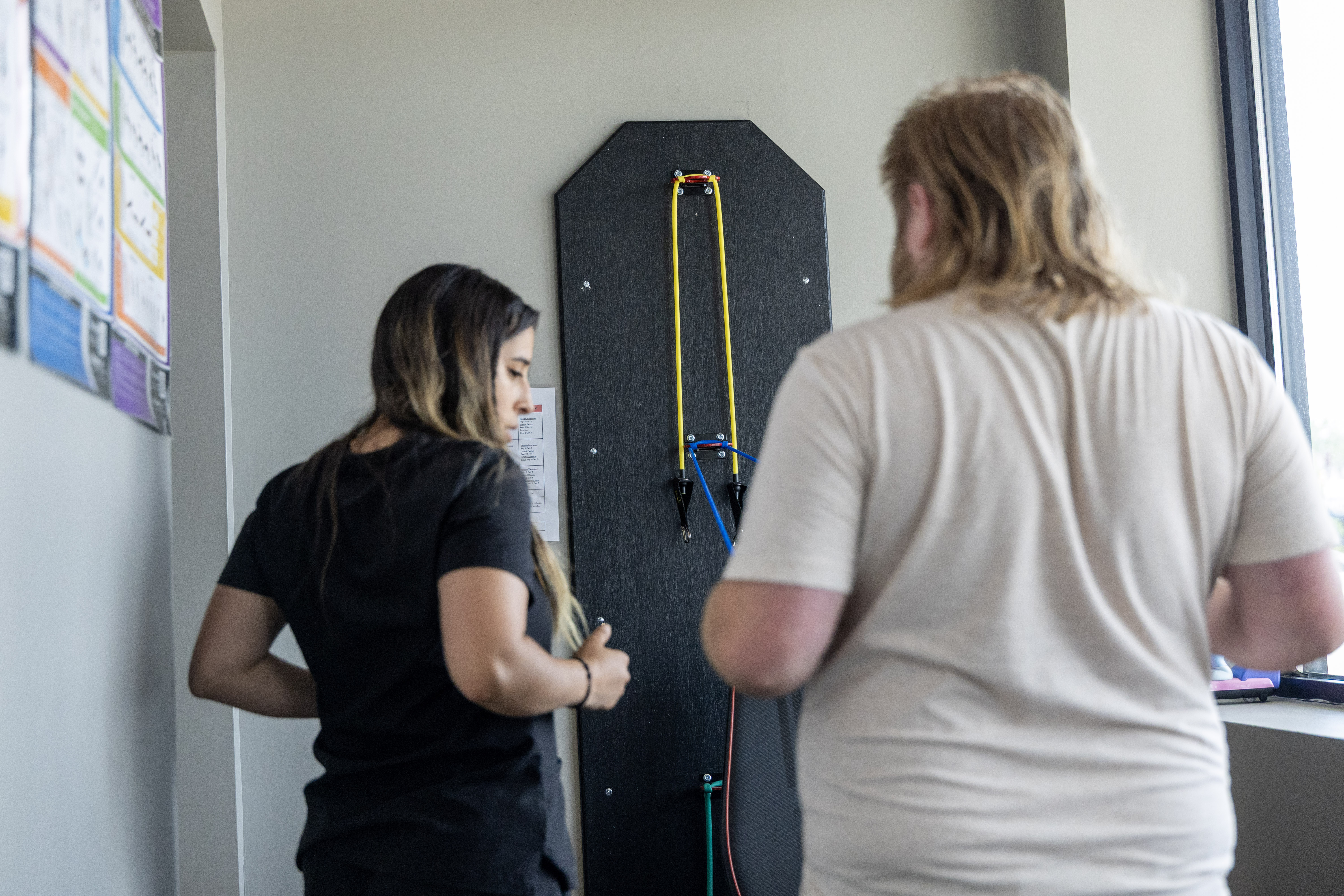 Chiropractic Rehabilitation Exercise Session